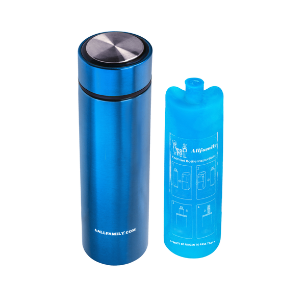 4AllFamily Nomad tragbare Kühltasche für Insulin & Medikamente - Blau